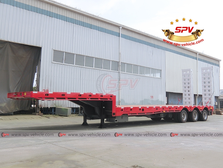 Extendable Flatbed Semi-trialer - LF